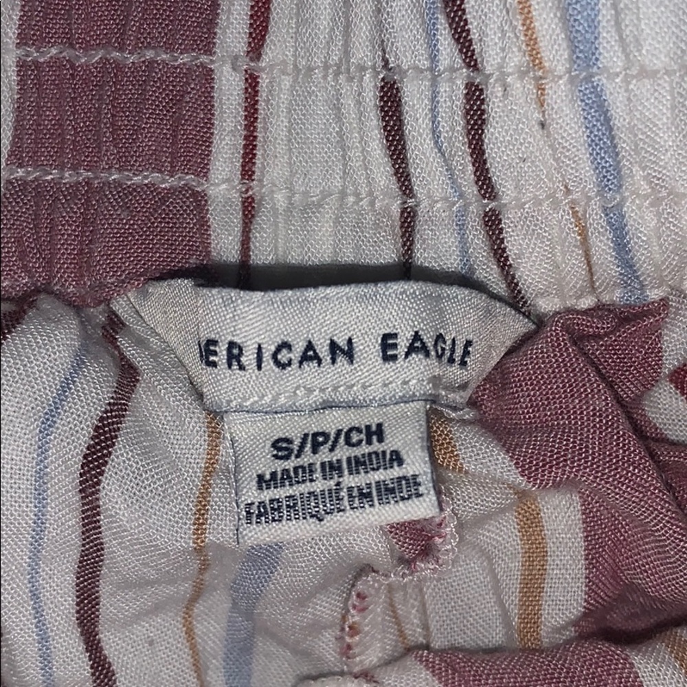 American Eagle Stripped Comfy Pants - image 2